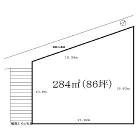 東垂水町字高丸売地の土地図