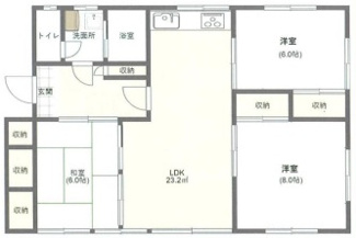 【間取り】 | 稲吉東中古戸建