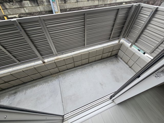 スーリール住吉のバルコニー