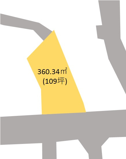 和歌山市内原・土地・56863の区画図