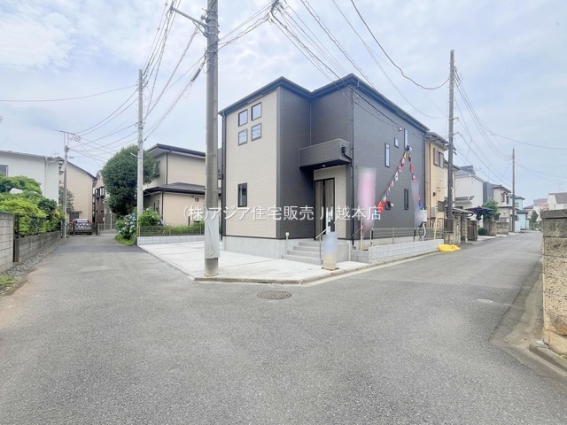 月々１０万円台～　新築戸建　川越市寺尾22期の前面道路含む現地写真|北東角地！北側4.2ｍ、東側4.0ｍ