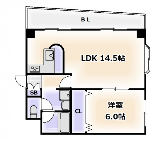 【間取り】 | ヴァンシス難波南