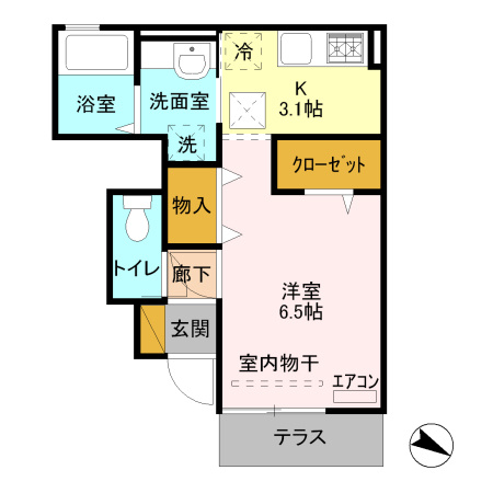 アリエルの間取り