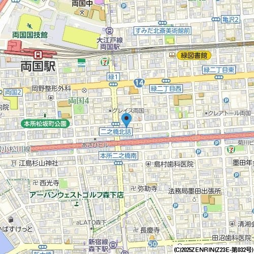 ドゥーエ両国Ⅲの地図