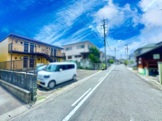 長久手市桜作土地の前面道路含む現地写真
