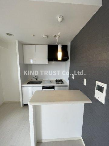 リバープレイス梅田北の洗面所|広い洗面スペース