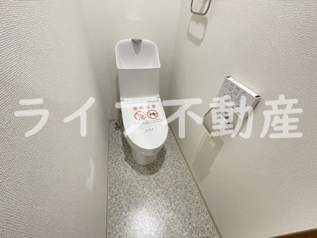 オーク永和のトイレ|ゆったりとした空間のトイレです
