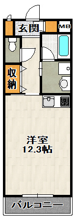 スクエアＭＫⅡの間取り