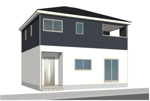 上里町藤木戸第3（全2棟）2号棟の外観パース