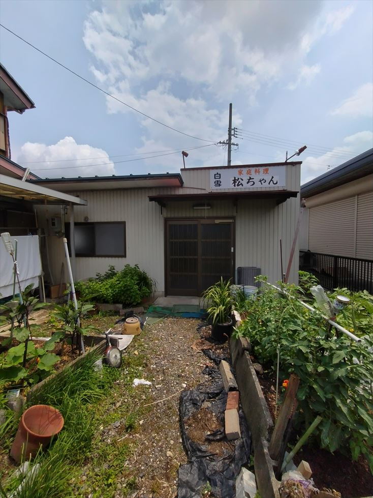 ６３４３３　揖斐郡大野町大字西方中古戸建ての外観|店舗跡