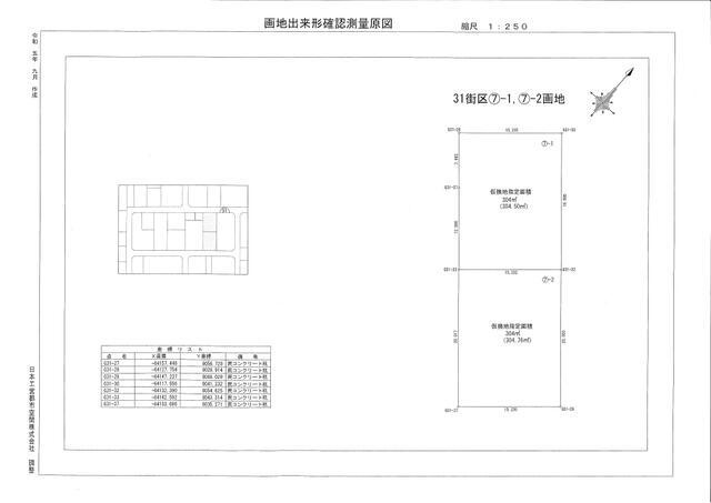 金田西31街区7-1　土地