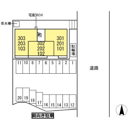 フローラルコート　　刈谷市近郊の賃貸ならクラスホーム刈谷の区画図