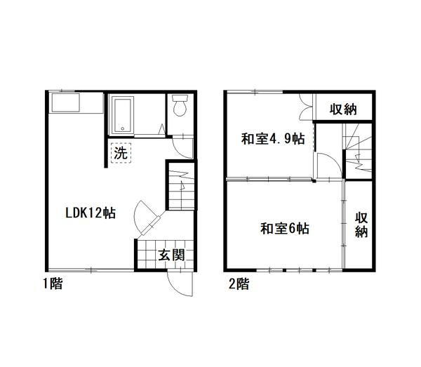 桜荘の間取り