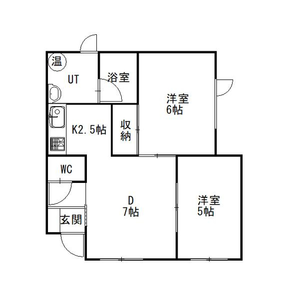 ボヌール幸の間取り