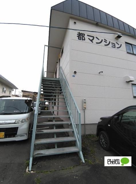 都マンションのエントランス