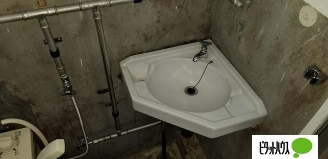 若草501マンションの洗面所
