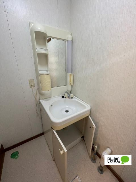 松建ハイムの洗面所