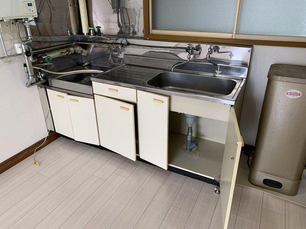 ワンルームハイツのキッチン