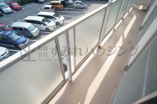 リバティハイツのバルコニー