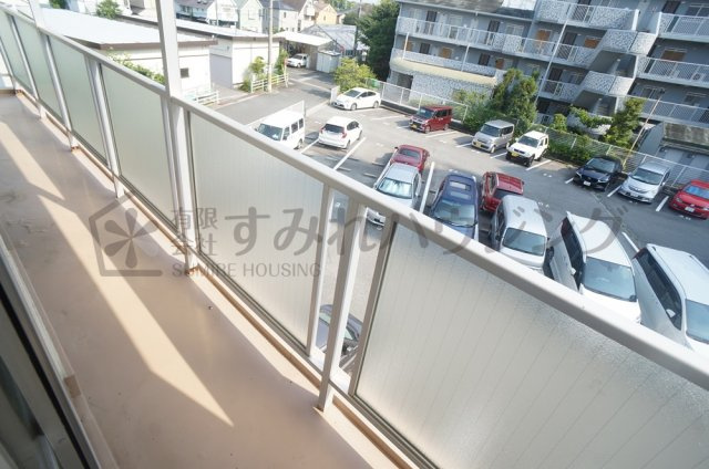 リバティハイツのバルコニー