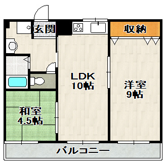 リバティハイツの間取り