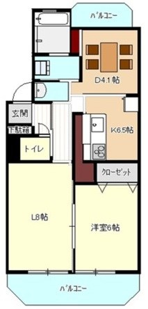 浦里第一マンションの間取り