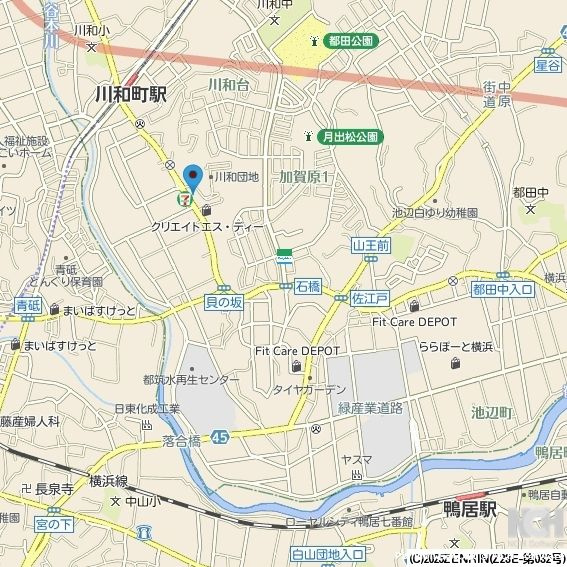 フィールド川和の地図