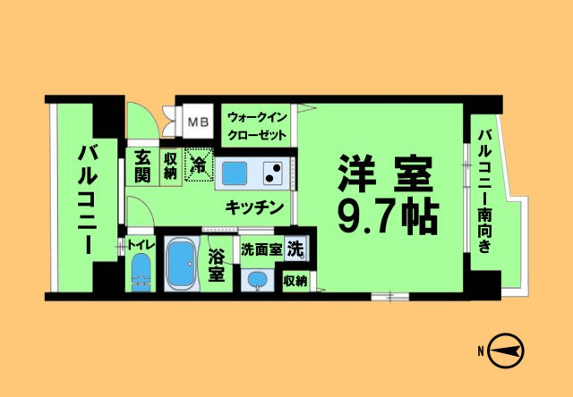 CASTELLO　ASSOの間取り|間取り反転タイプ