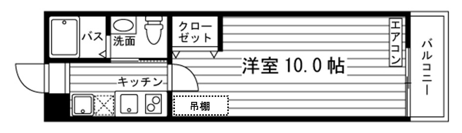 アークリード智恵光院の間取り|代表的な間取りです。