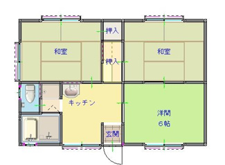 【間取り】 | 常松アパート