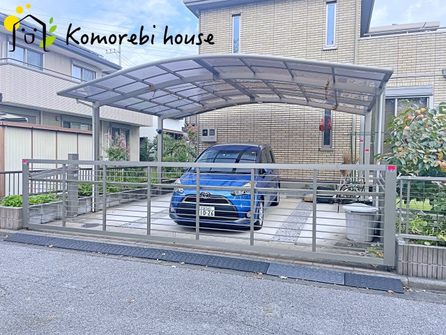 蓮田市椿山３丁目　中古一戸建ての駐車場|10/17　撮影済み