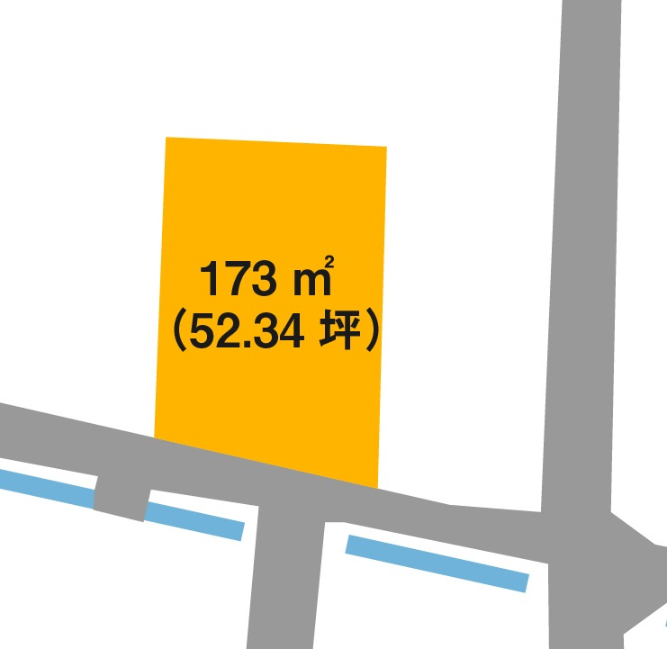 和歌山市有本・土地・125638の区画図