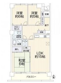 半田市堀崎町2丁目の間取り