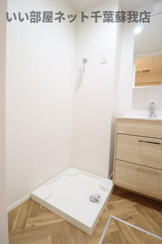 セミカ千葉寺 の洗面所|洗濯機置場