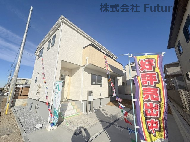 三郷市彦倉1丁目　新築戸建　全3棟　1号棟の外観|【性能評価取得・長期優良物件取得】三郷市彦倉・全3棟・新築分譲住宅