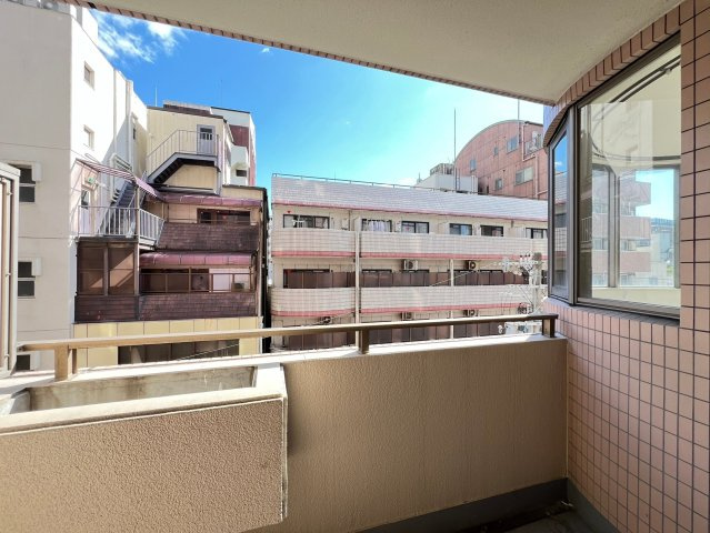 リヴィエール川西のバルコニー