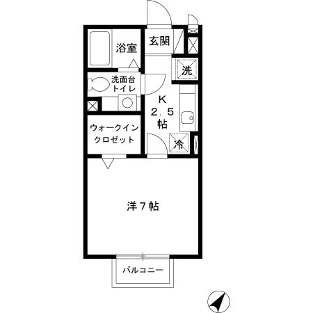 オランジュの間取り