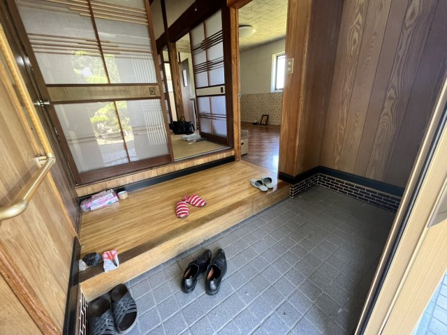 日奈久大坪町戸建の玄関