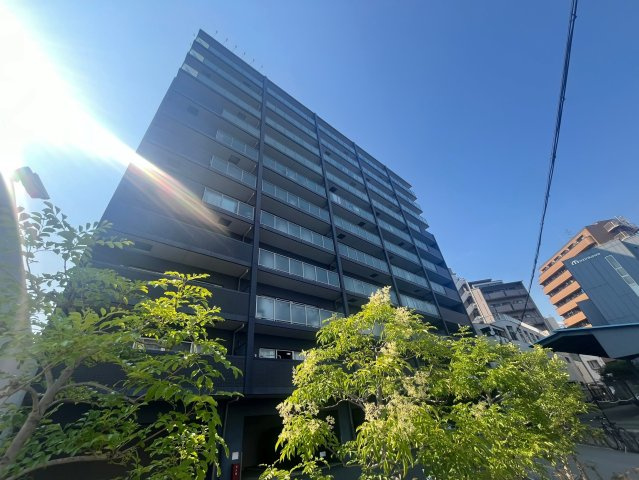 レジディア玉造の外観|外観は落ち着いています
