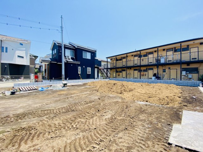 【外観】 | 駅徒歩６分！藤沢市亀井野/ 建築条件無売地/全２区画-②MLH亀井野52-8 | 造成中♪行き止まりにつき交通量が限られた立地♪
