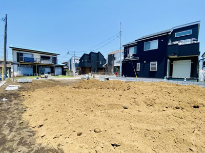 【外観】 | 駅徒歩６分！藤沢市亀井野/ 建築条件無売地/全２区画-②MLH亀井野52-8 | 造成中♪行き止まりにつき交通量が限られた立地♪
