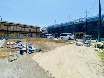 【外観】 | 駅徒歩６分！藤沢市亀井野/ 建築条件無売地/全２区画-②MLH亀井野52-8 | 造成中♪行き止まりにつき交通量が限られた立地♪
