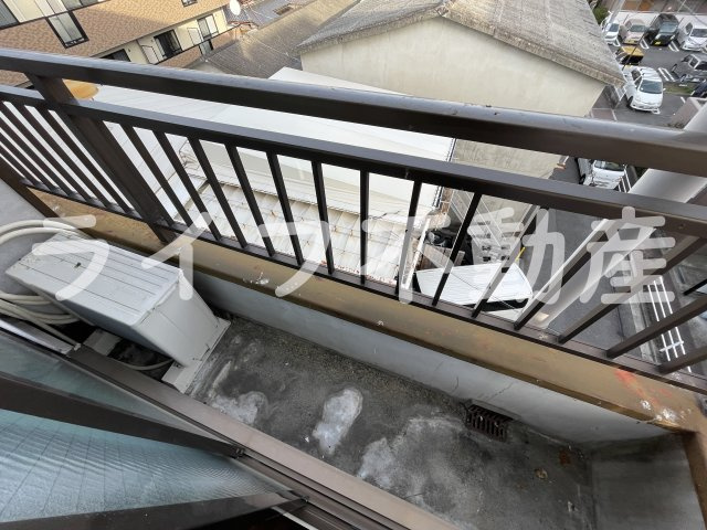 YOUハイム衣摺Ⅱ番館のバルコニー|広々としたバルコニーです