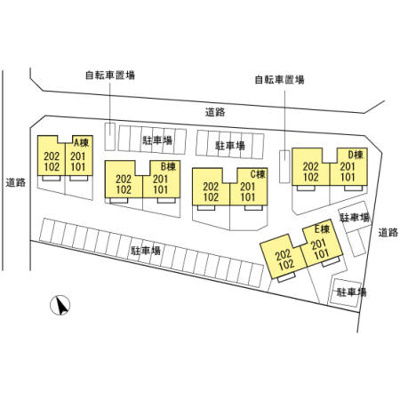 【区画図】 | パークハウス鷹丘Ｃ棟