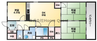 【間取り】 | ボーリバージュ藤増