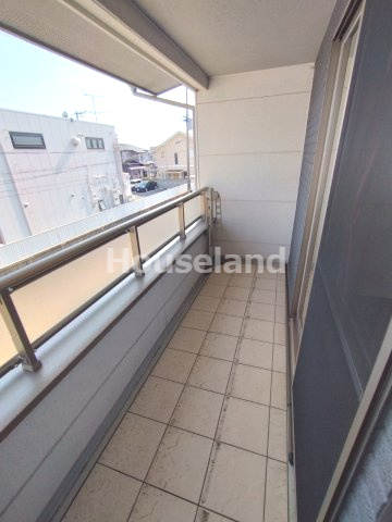 レインボー花山のバルコニー