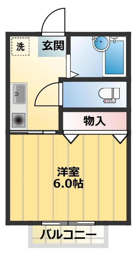 ヴィラ赤羽の間取り