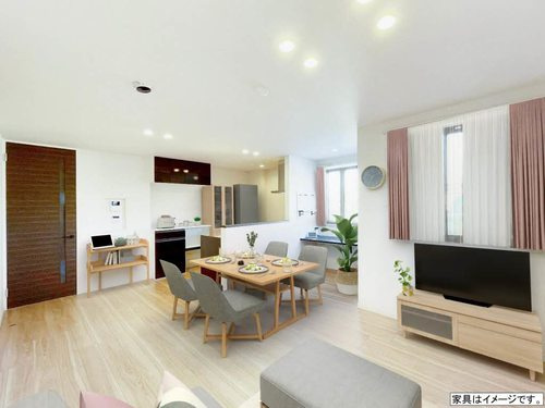 リラグラッド　ヴィラ　南八幡の居間・リビング|LDK16.3帖♪