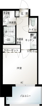 一人暮らしに人気の１Ｋタイプ☆