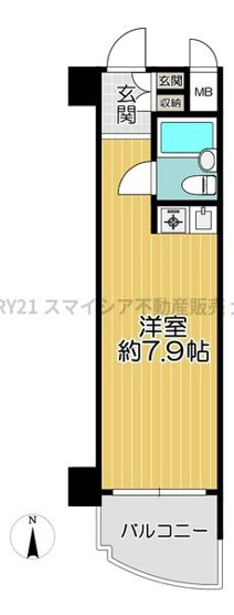 【間取り】 | 朝日プラザ都島2